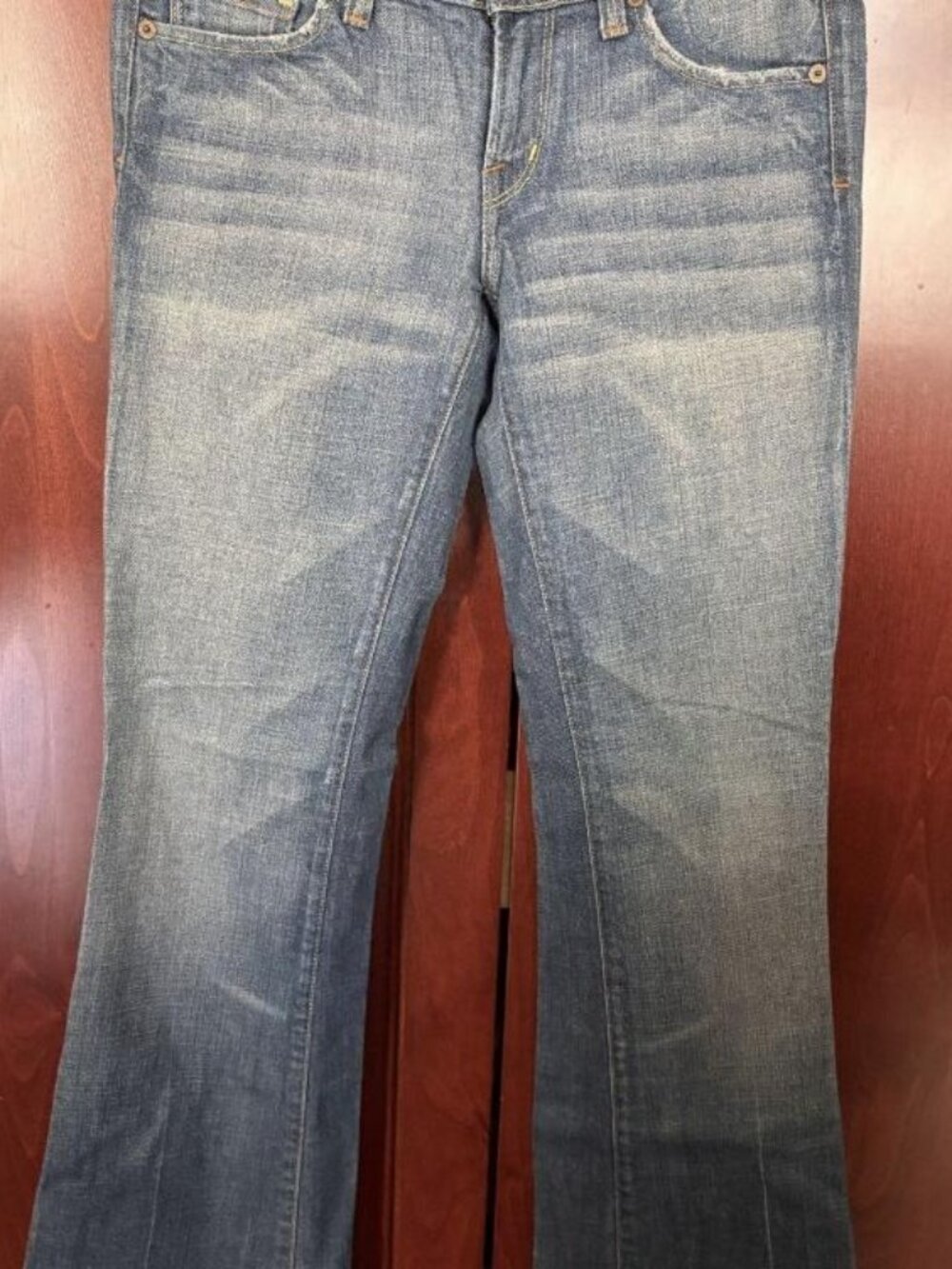 Citizens of Humanity Low Waist Flare Jeans Medium Wash